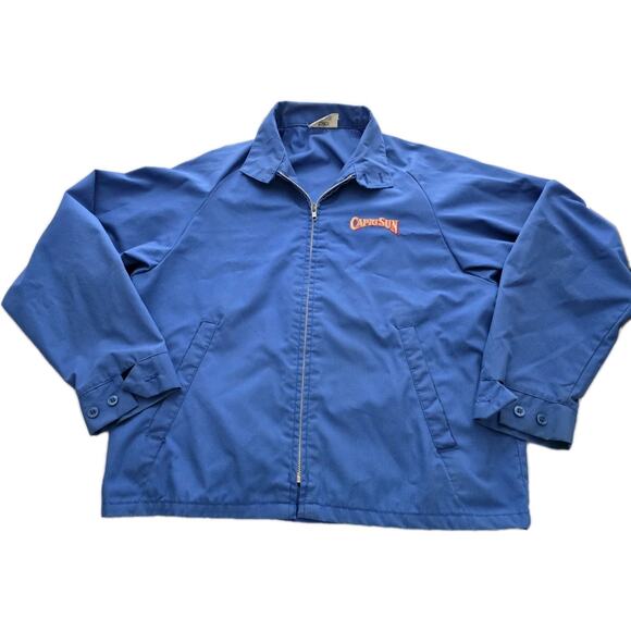 Vintage Capri Sun Drink King Louie Pro Fit Jacket Med Made USA Rare 90s Caprisun - Picture 3 of 12